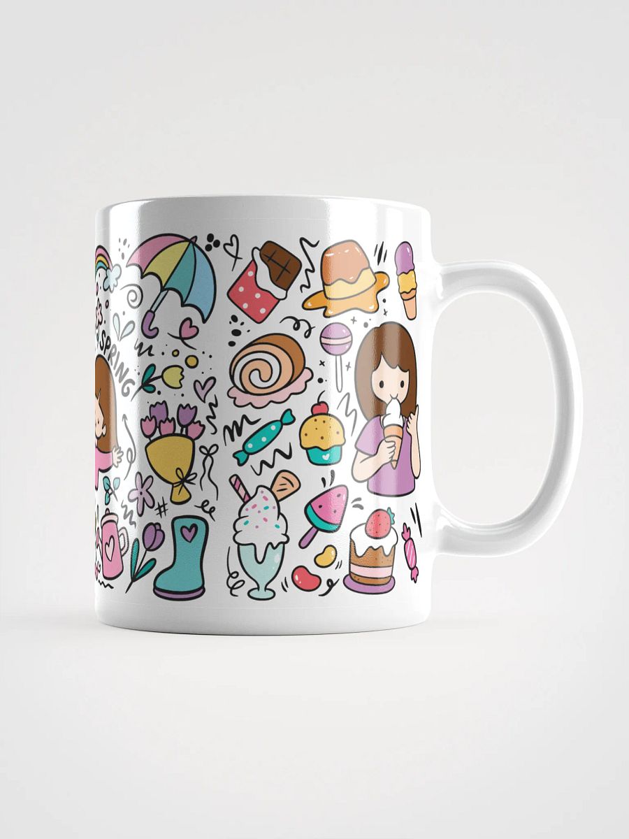 Spring Girl Cartoon Doodle product image (1)