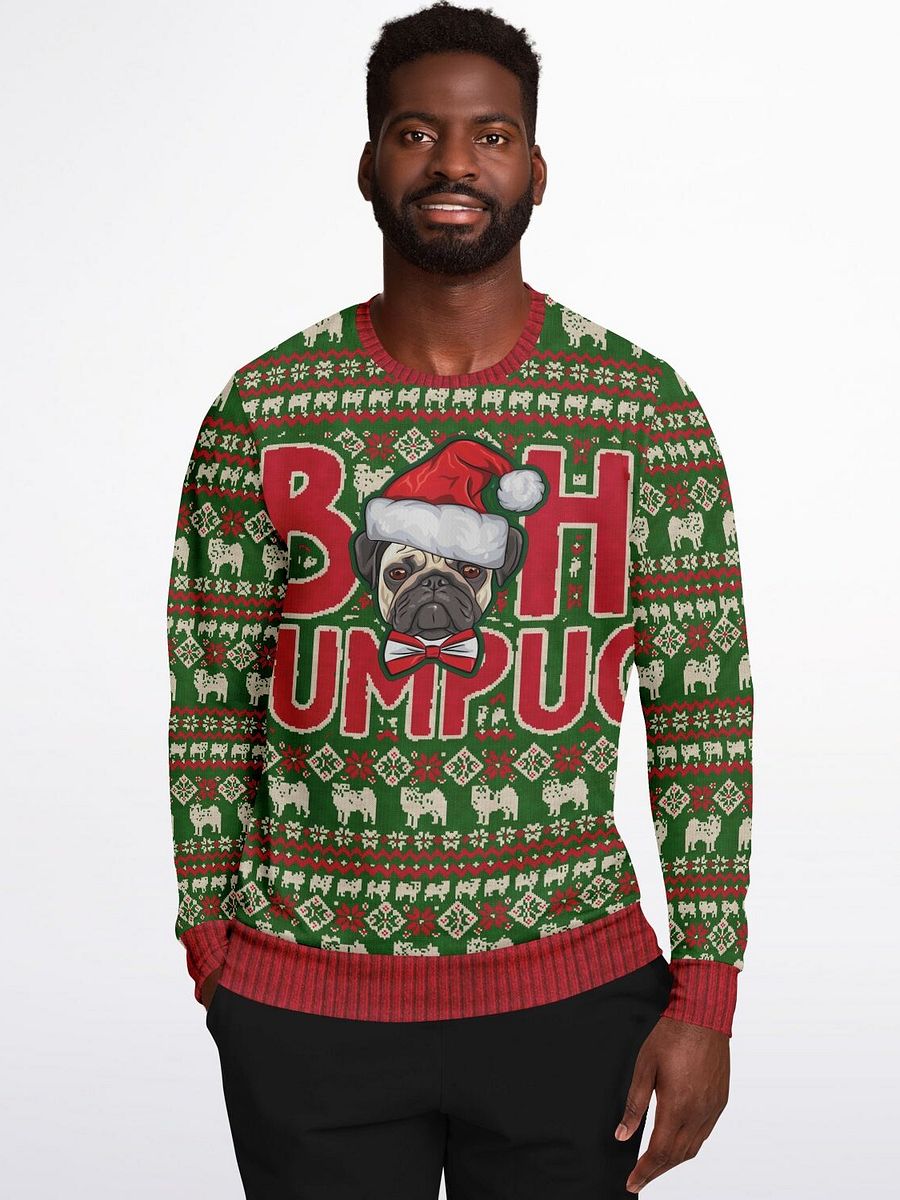 "Bah Humpug" Christmas Sweatshirt | Funny Pug Dog Holiday Sweater | Dog Mom Christmas Outfit | Pet Lover Gift product image (7)