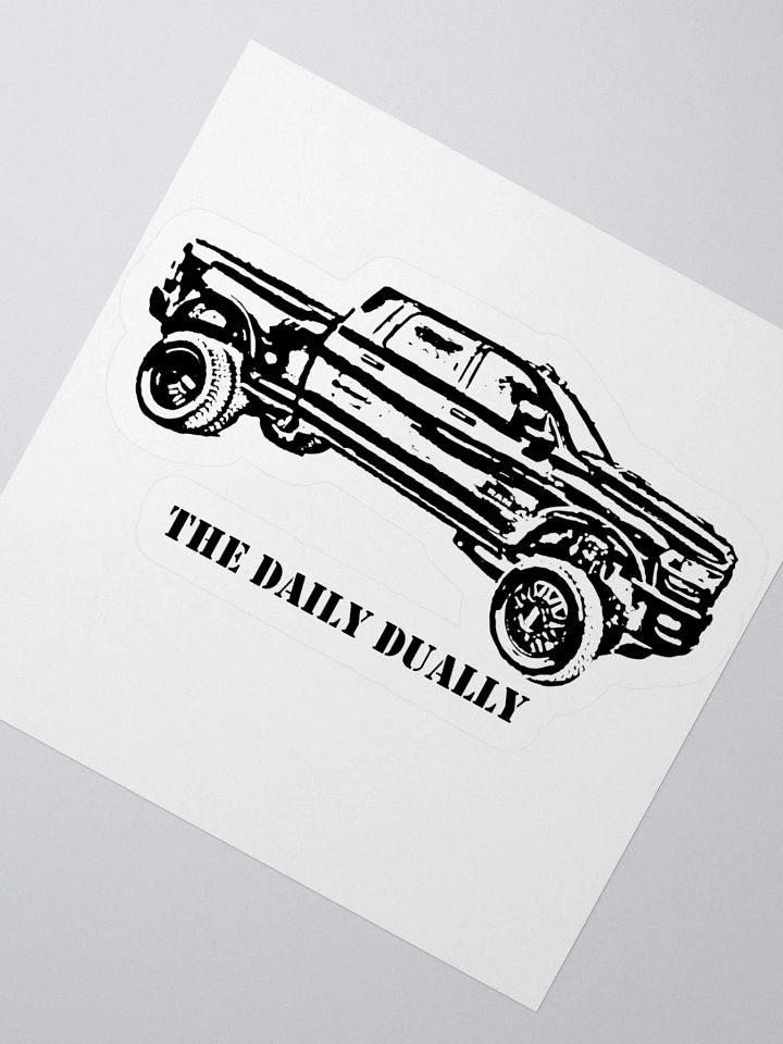 The Daily Dually - Kiss Cut Sticker product image (2)