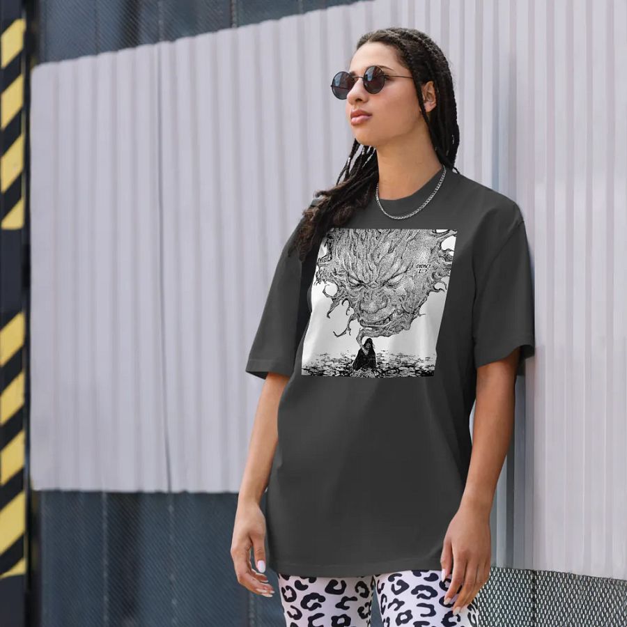 Vagabond Musashi | Ego Within Oversized Faded T-Shirt product image (11)