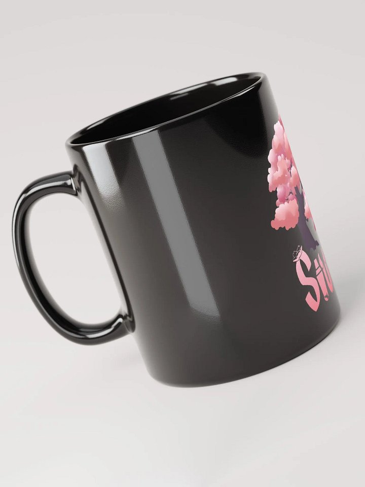 SivaasTV Mug Black Name & Cherry Blossom Tree product image (2)