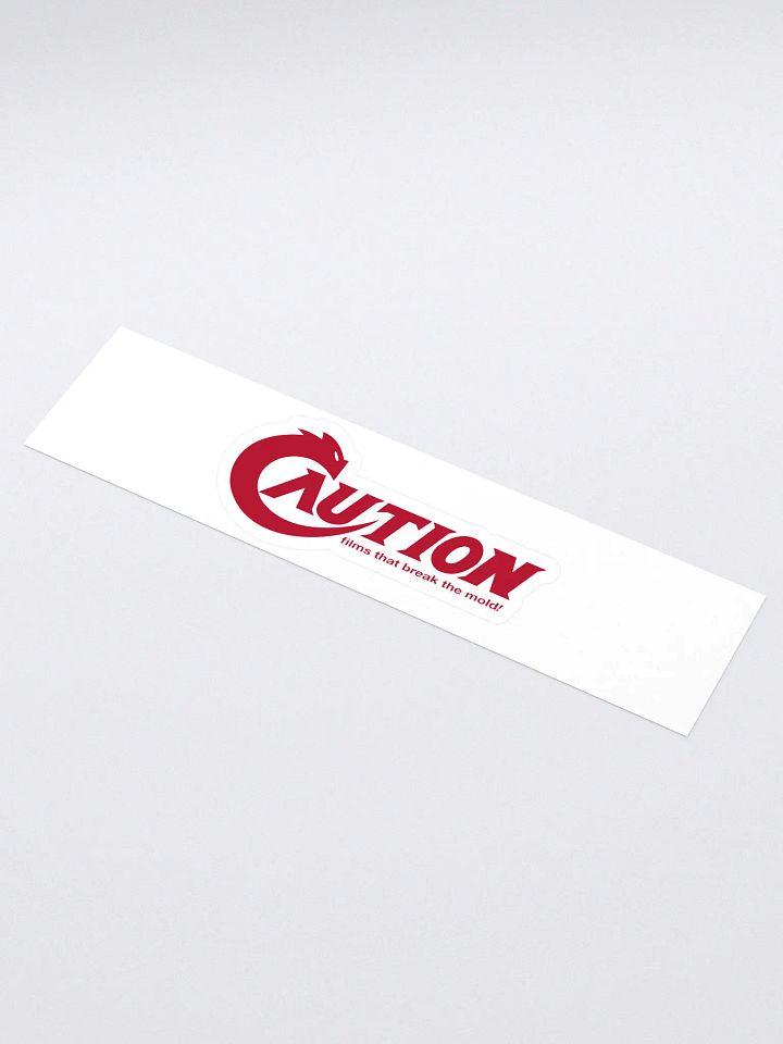 Caution Sticker (Large) product image (1)