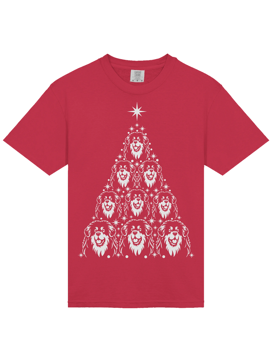 Tibetan Mastiff Christmas Tree T-Shirt product image (33)