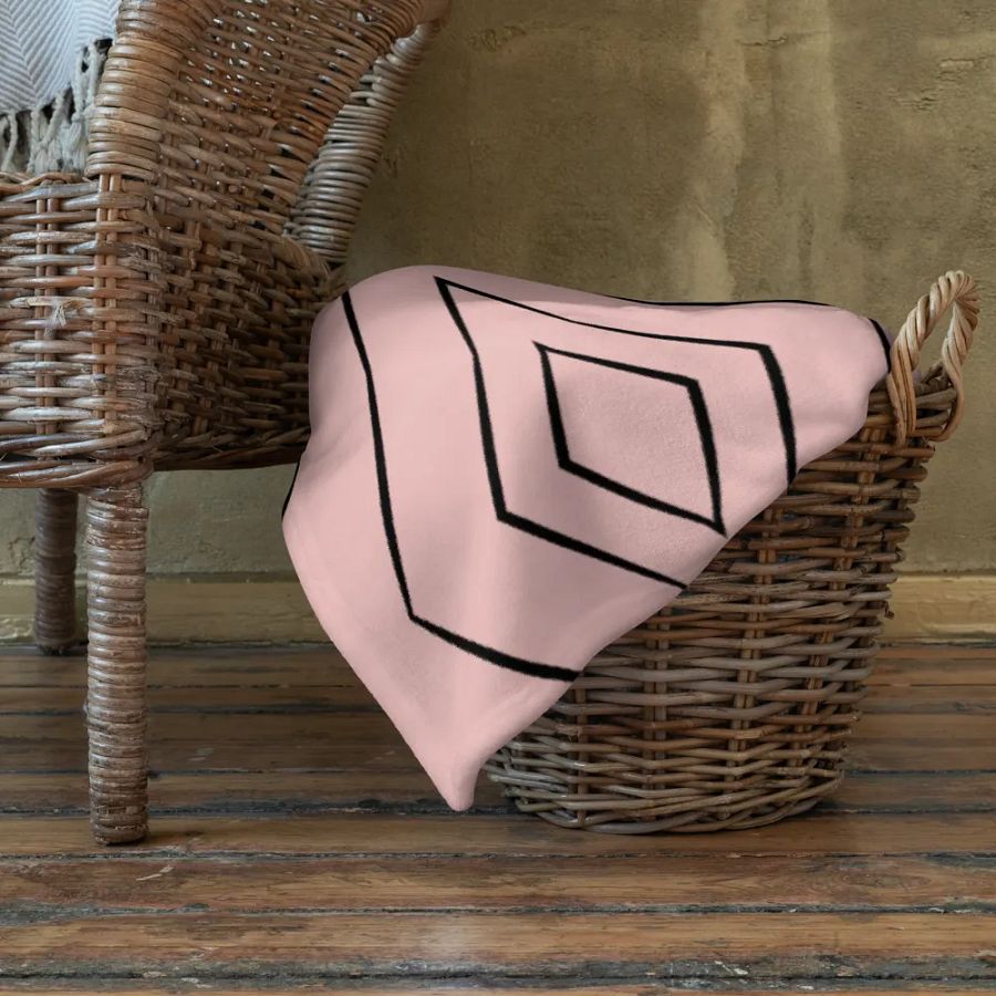 Diamond Blush Throw Blanket product image (11)
