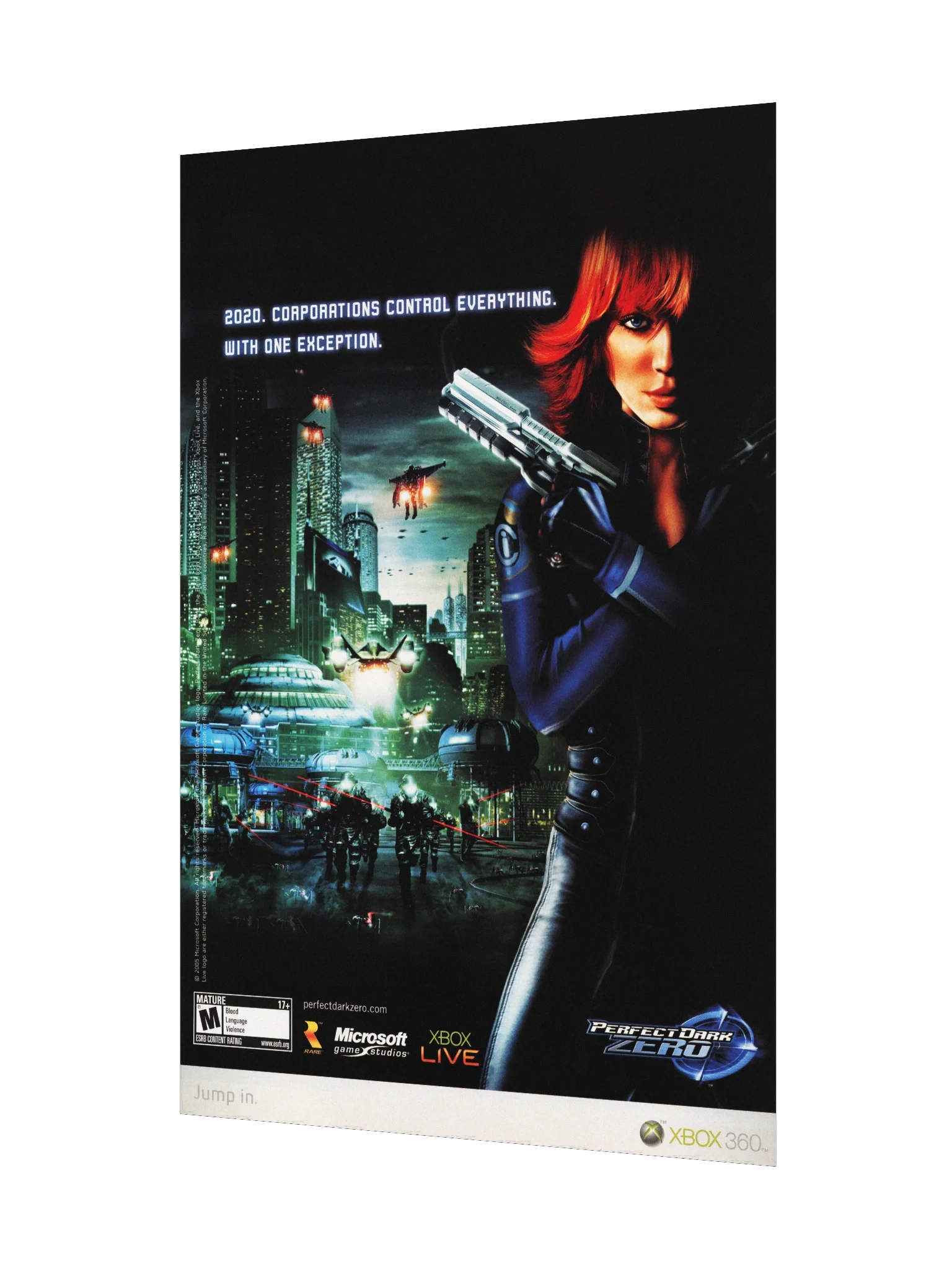 Perfect Dark: Zero (Xbox 360) - Promotional Poster/Flyer product image (3)