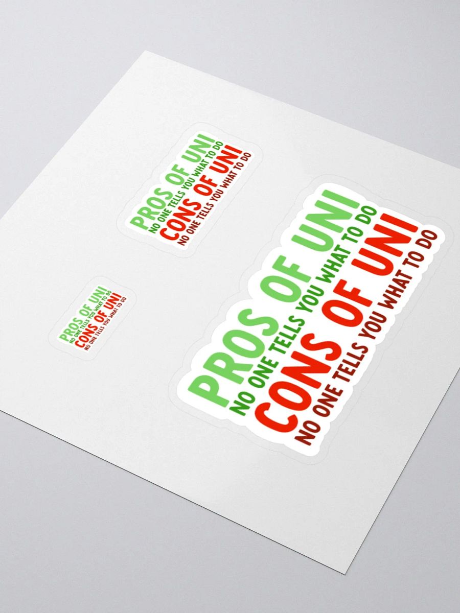 PROS & CONS Sticker product image (3)