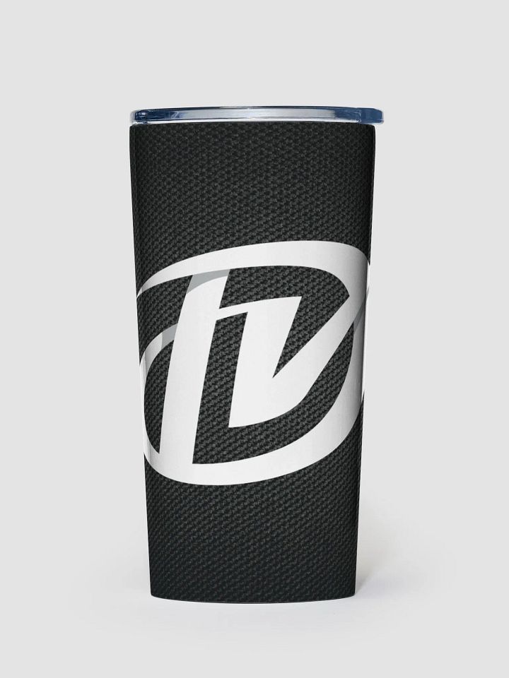 DV Tumbler (Black design w/ white logo) product image (1)
