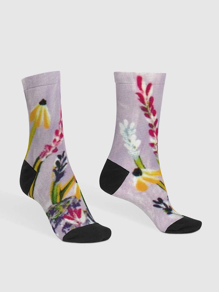 Floral Harmony Sustainable Crew Socks product image (2)