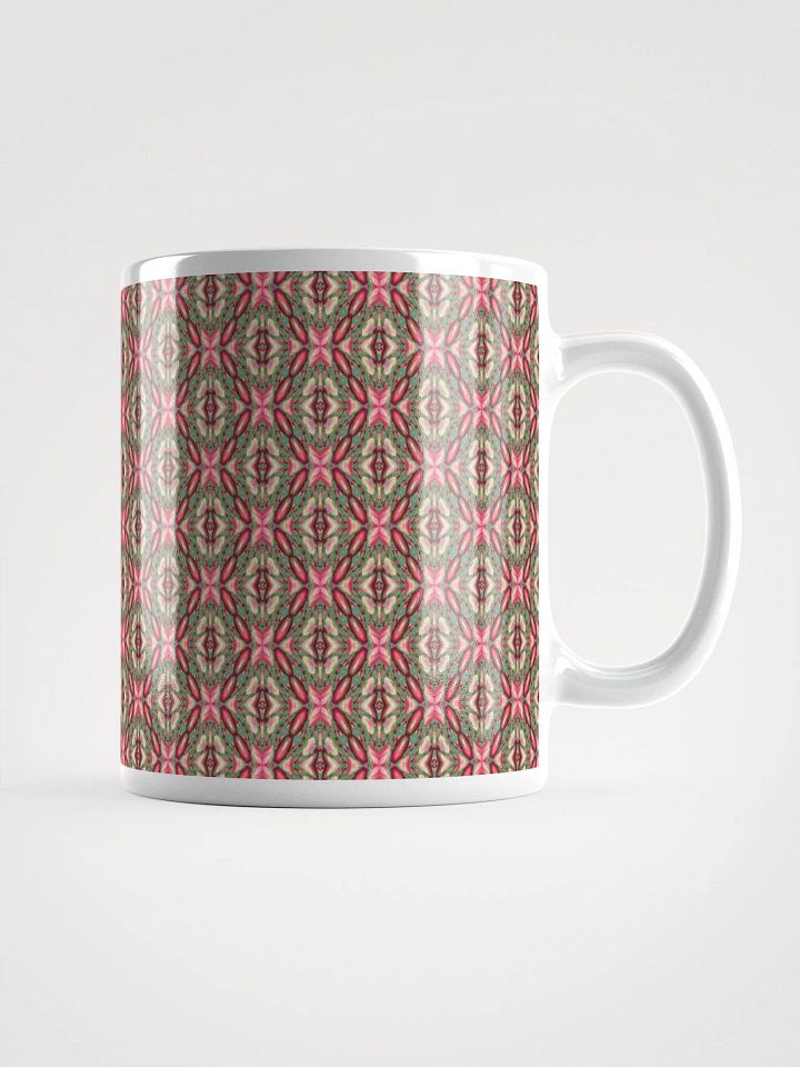 Vibrant Diamond & Floral Ceramic Mug product image (1)