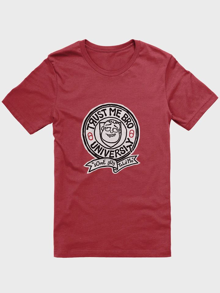 Trust Me Bro University T-shirt - big crest product image (1)