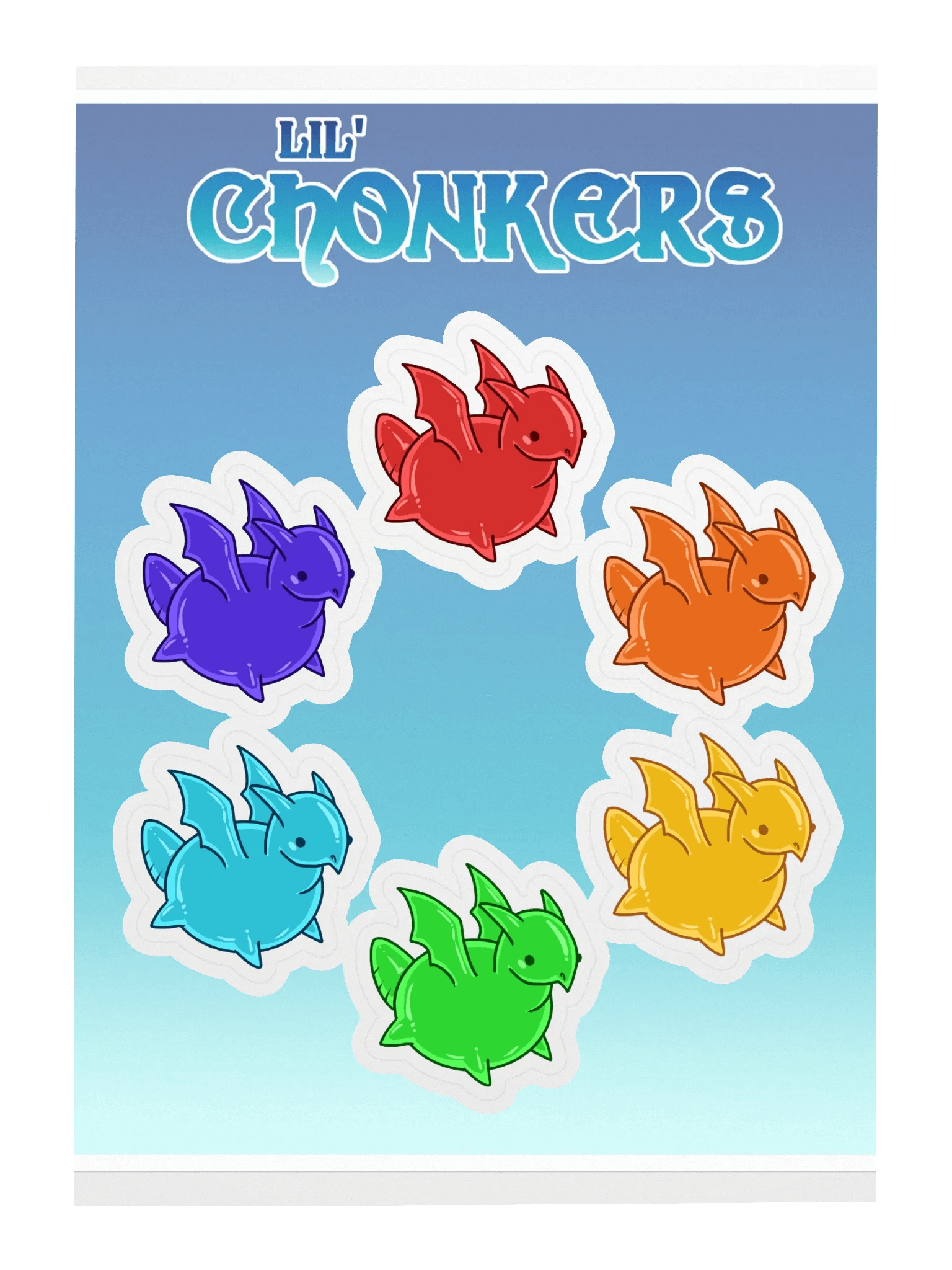 Lil Chonkers - Dragon Stickers product image (3)