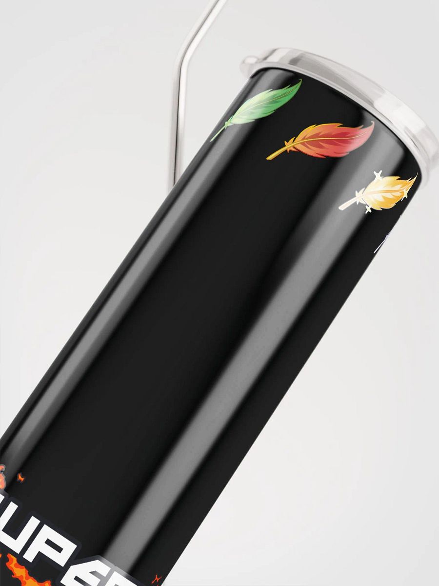 Feathers & Nameplate Stainless Steel Tumbler & Straw product image (5)