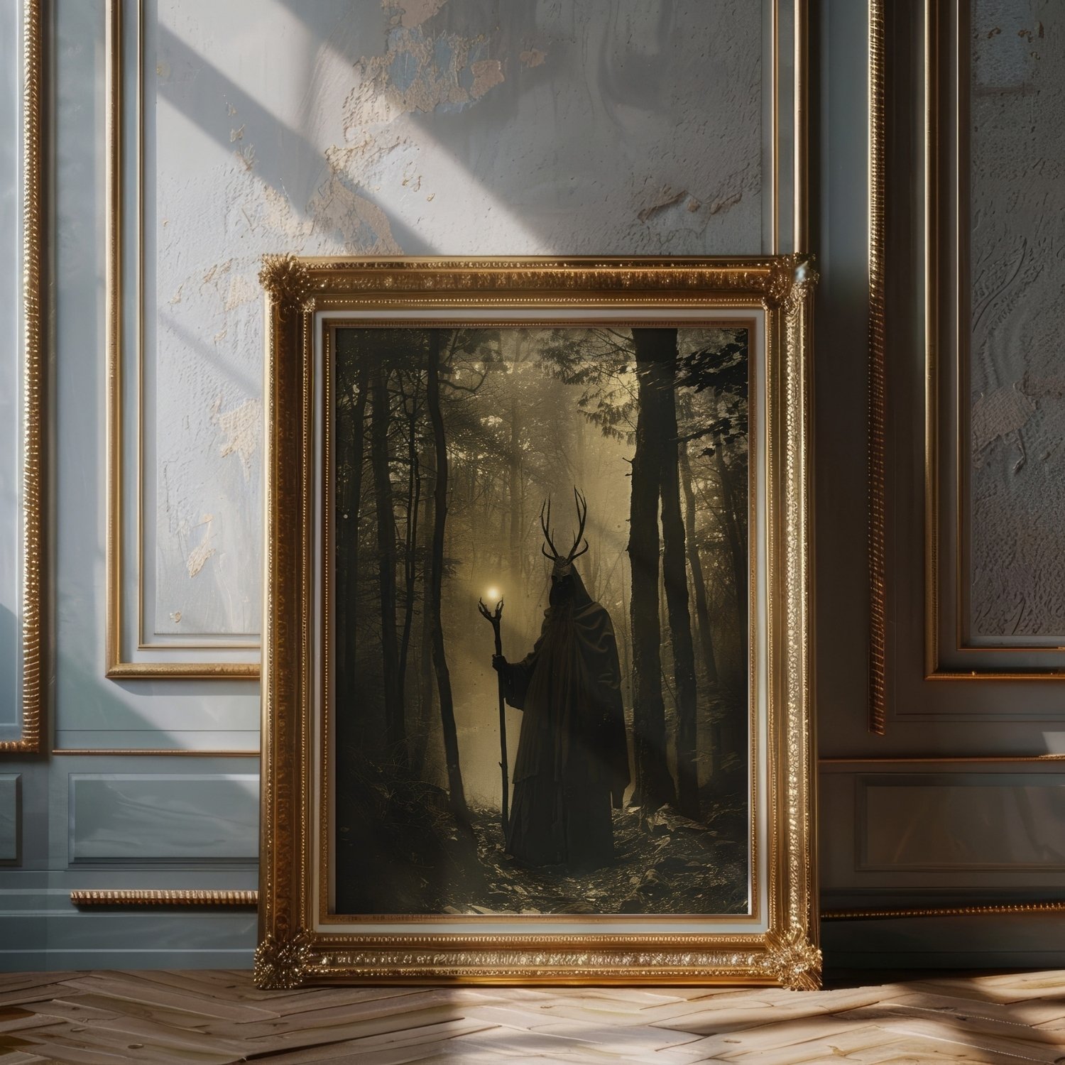 Forest Druid Victorian Photo Witchy Art Print product image (23)