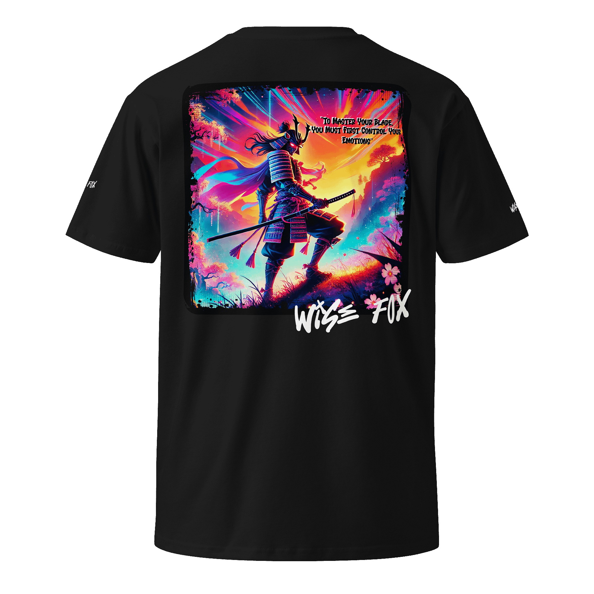 WiSE FOX “Master Your Blade” Black Tee product image (1)