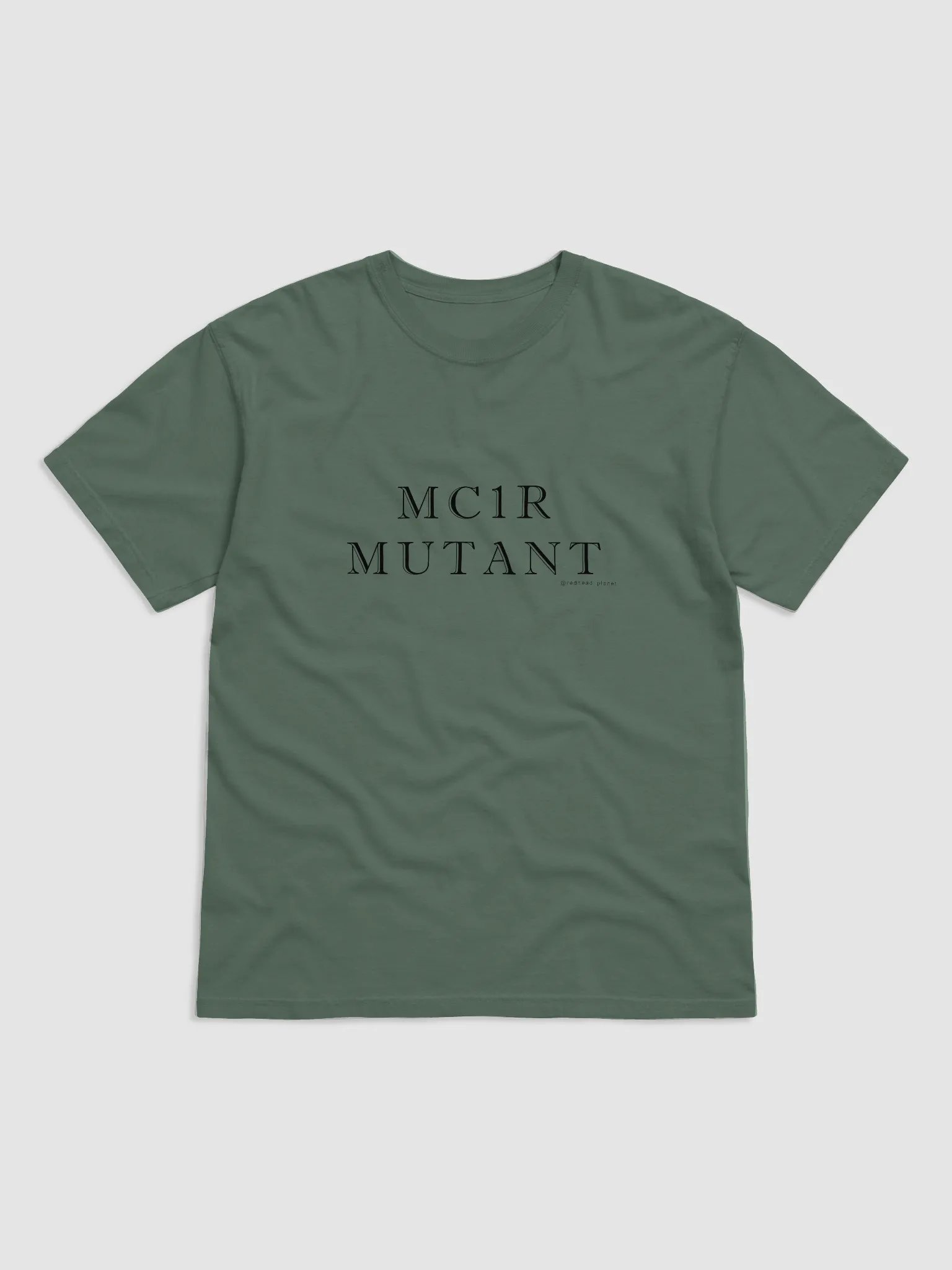 MC1R MUTANT Tee with black lettering product image (4)