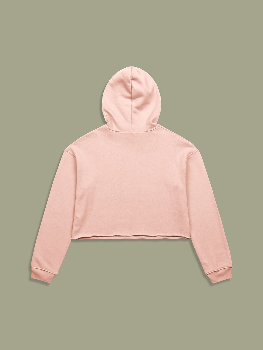 Potions Peach Crop Fleece Hoodie product image (3)