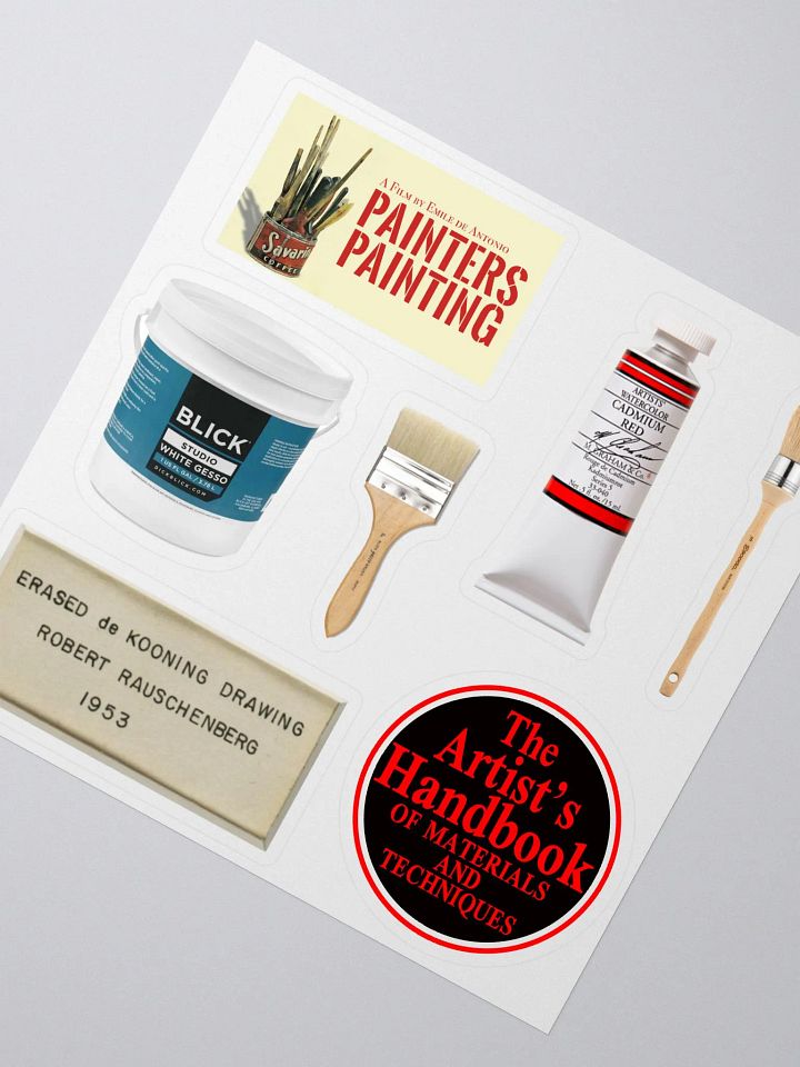 Painter's sticker set product image (1)