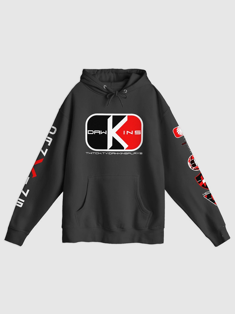 Dawkins Super Soft Hoodie with Badges and Sleeve (Black) product image (1)