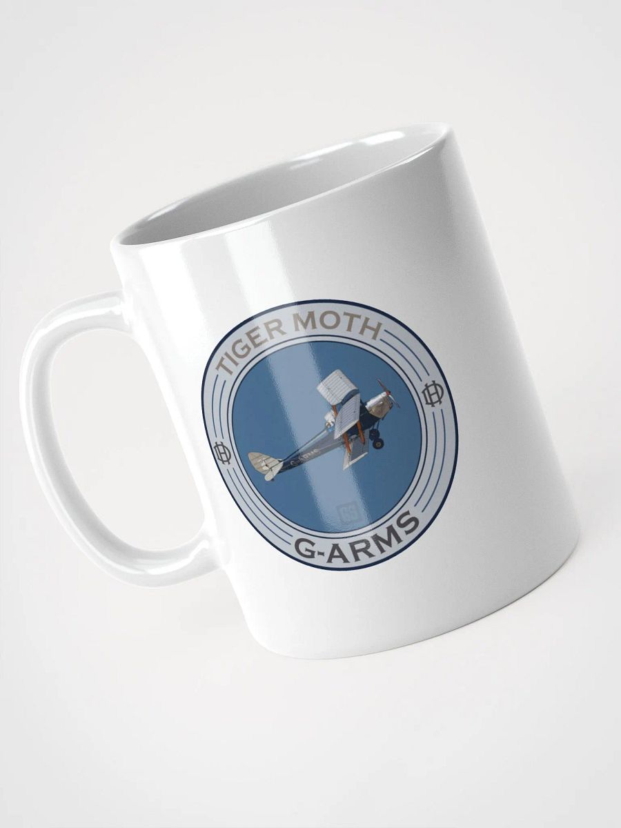 Tiger Moth G-ARMS White Glossy Mug product image (3)