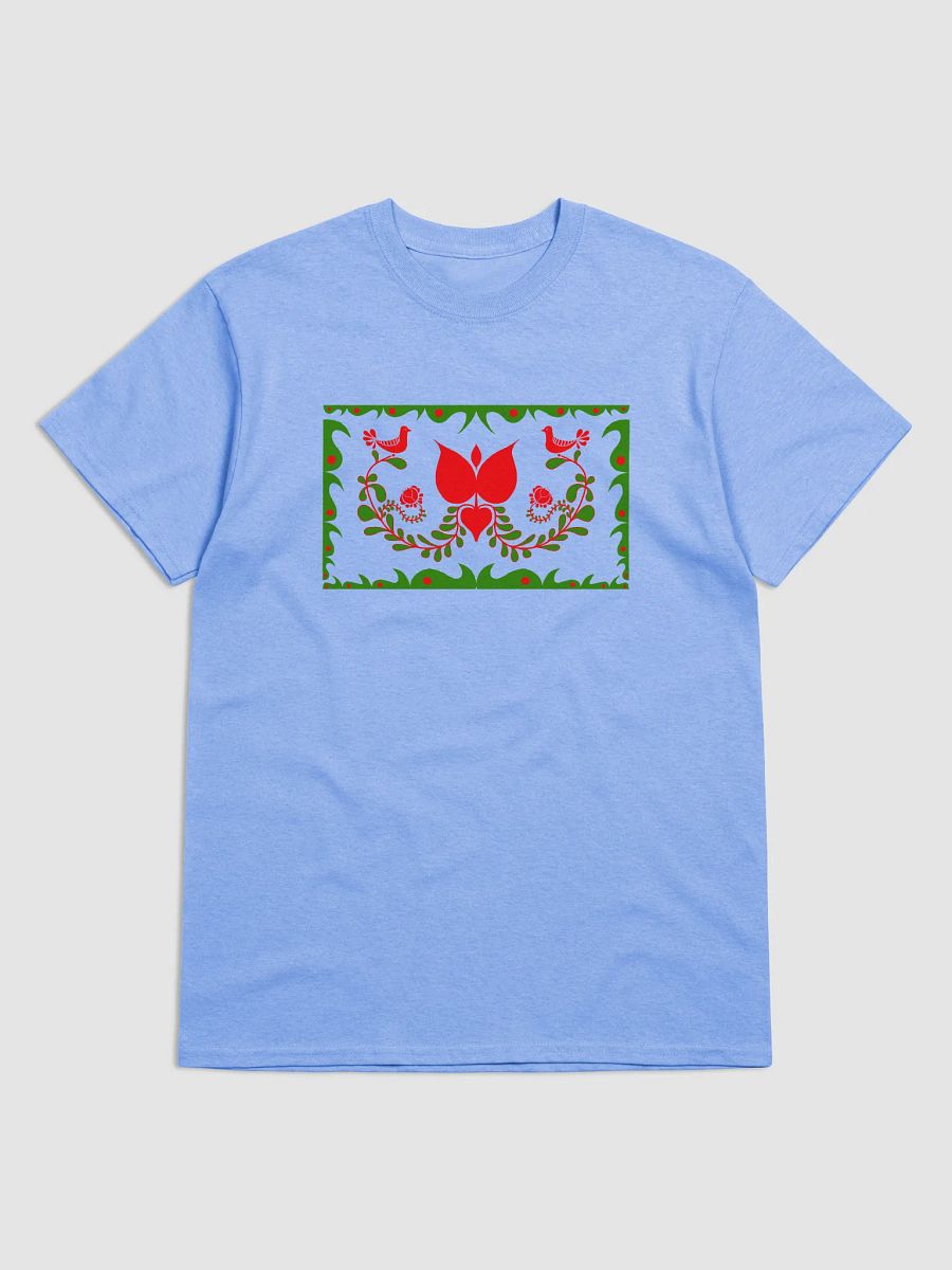Blissful Hungary Folk Art Red Flower T-Shirt product image (1)