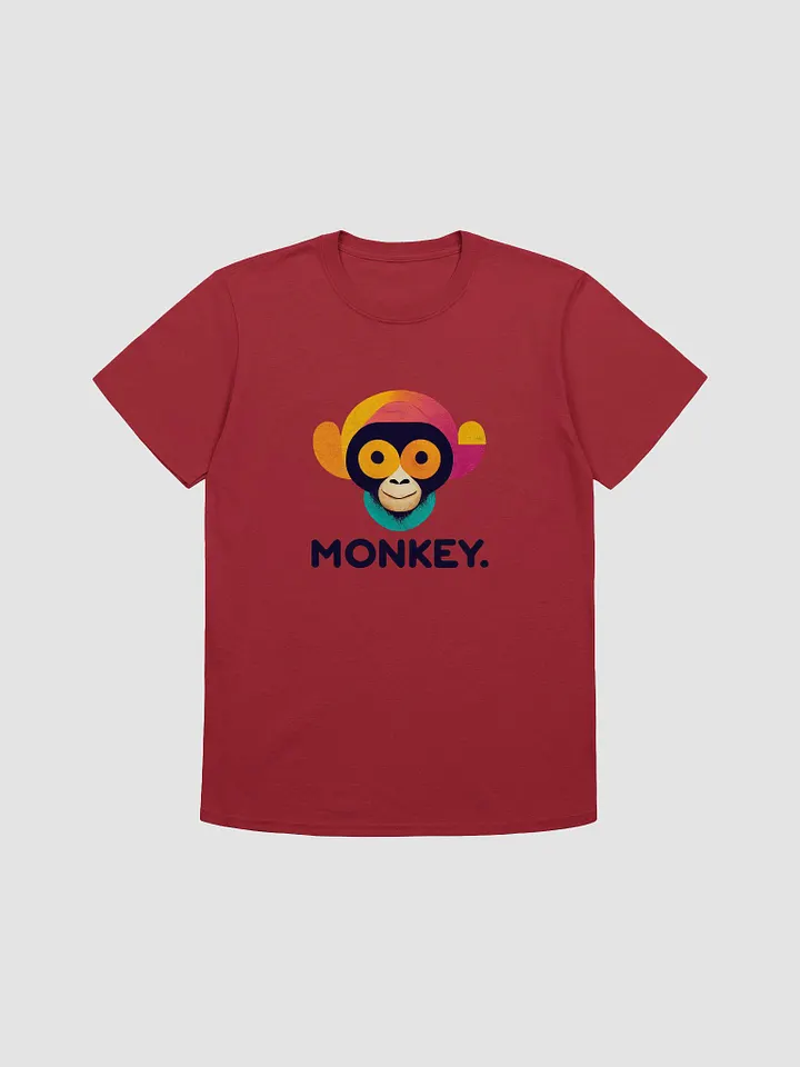 Colorful Monkey Face Unisex T-Shirt product image (2)