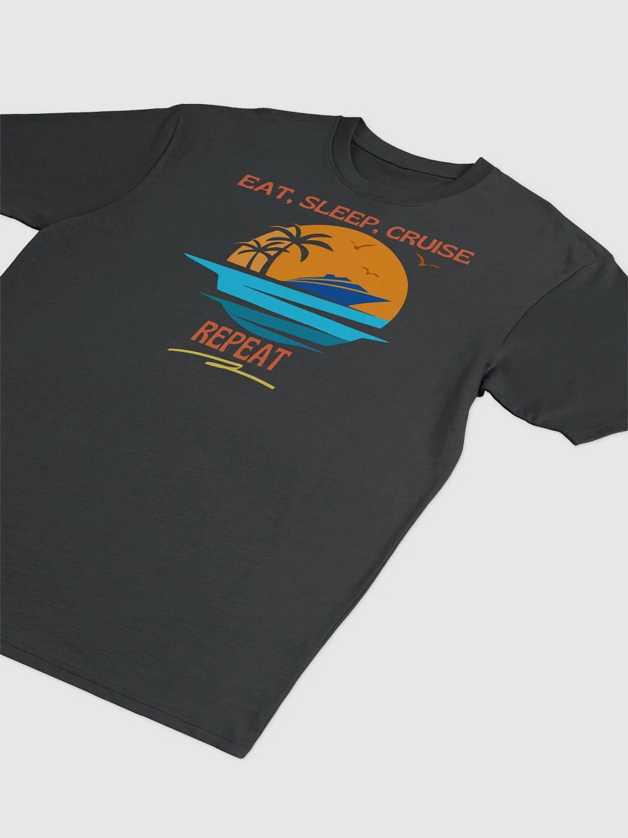 Eat Sleep Cruise Repeat Heavy Tee product image (16)