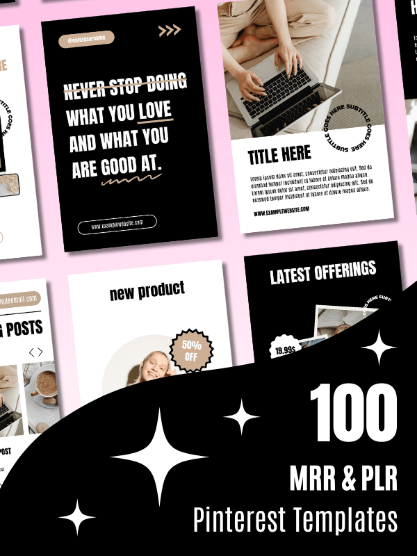 MRR/PLR Feminine eBook Templates product image (10)