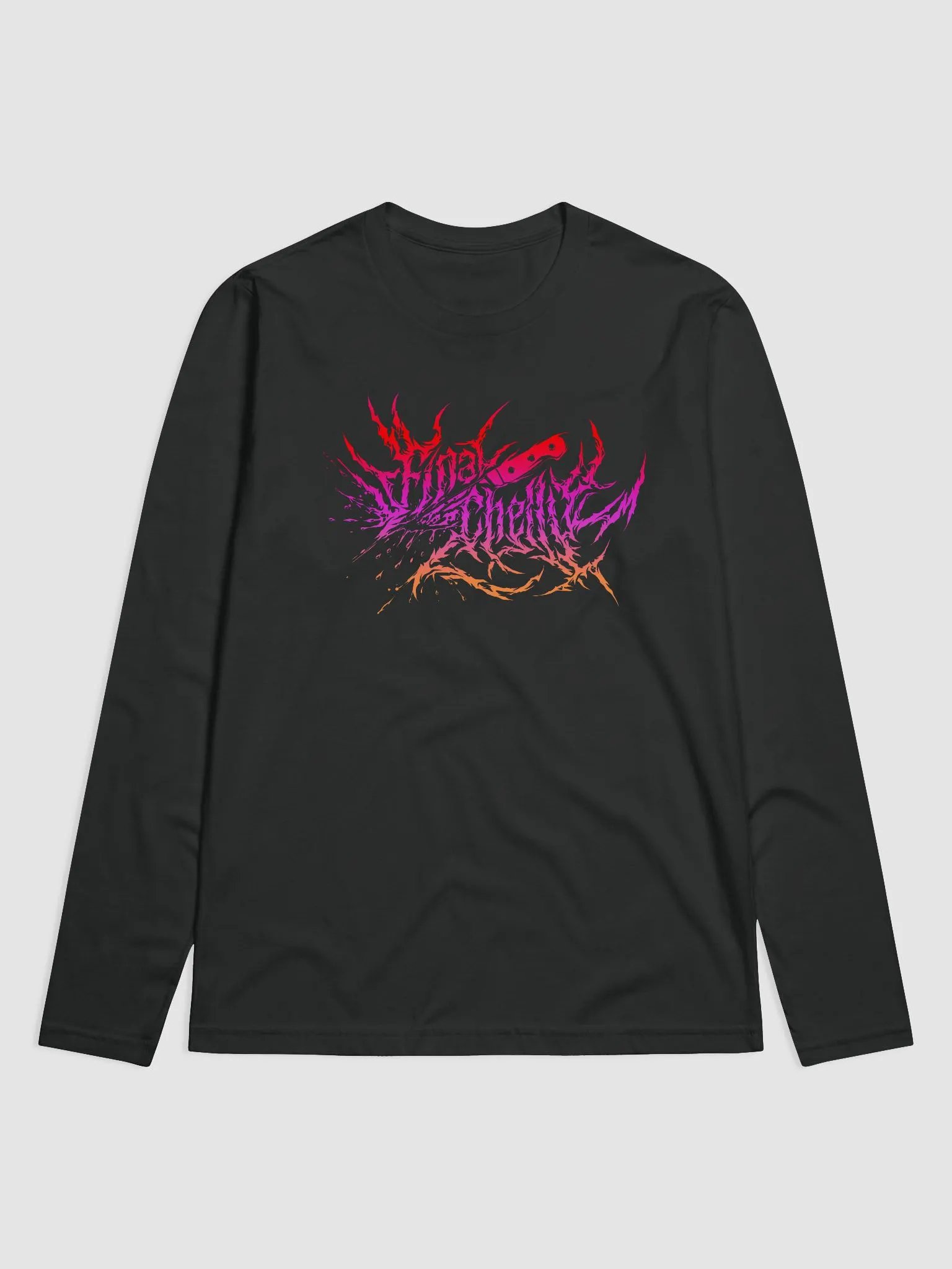 Keep It Metal Pink Blend Logo Premium Fitted Printed Long Sleeve product image (1)