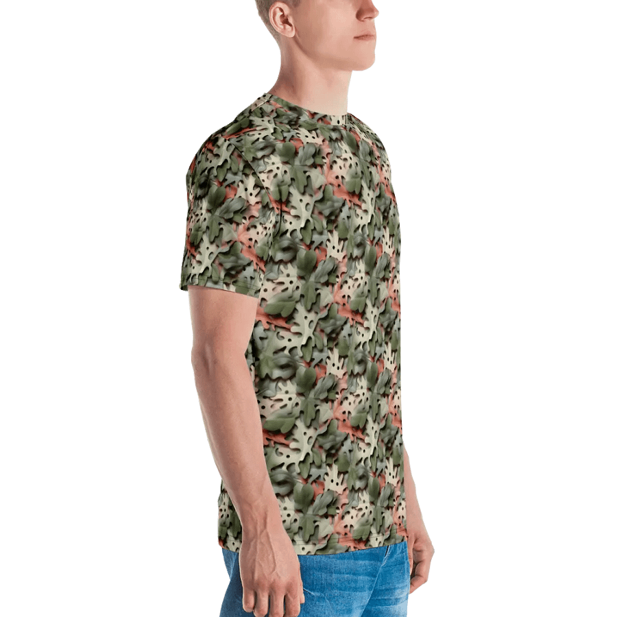 SYNTHETIC LEAVES CAMO PATTERN T-SHIRT product image (3)
