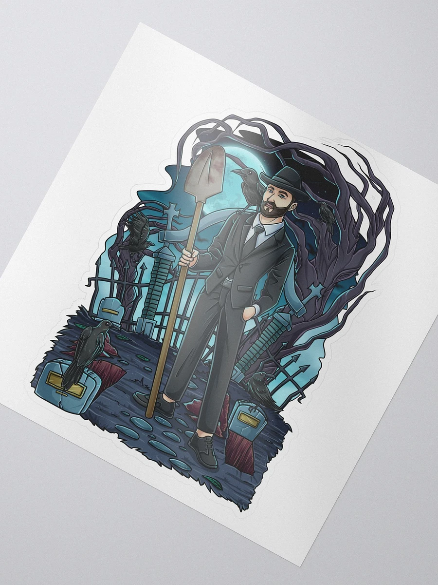 'The Graveyard' Stickers - Blue product image (2)