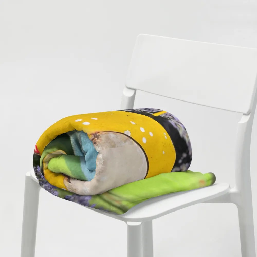 Chili Beans n Chicken Plush Throw Blanket product image (9)