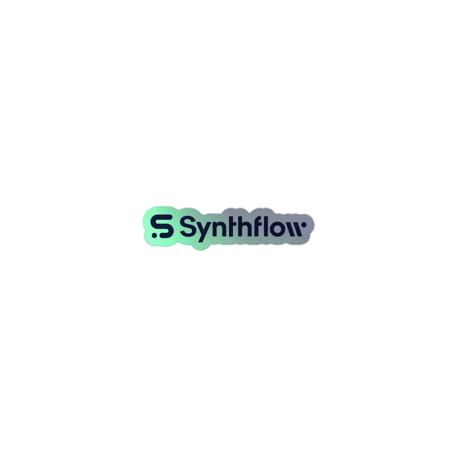 Holographic Synthflow Stickers product image (1)
