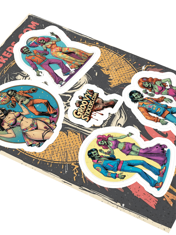 Disco Zombie Fever Sticker Sheet product image (2)
