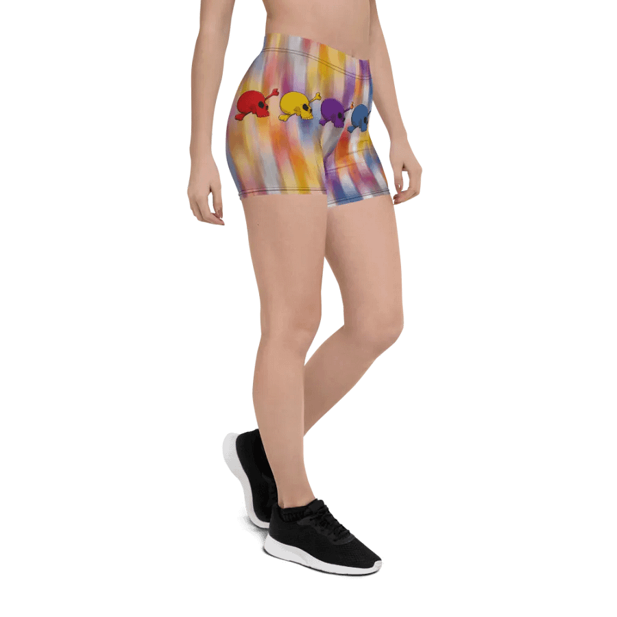 Whimsical Skulls All-Over Print Shorts product image (6)