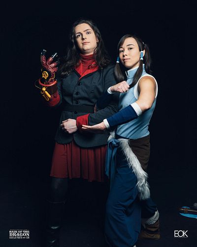 Insert witty comment about dynamic duos here. It’s Korra and Asami, there’s not much to say at this point!

Hair of the Drago...