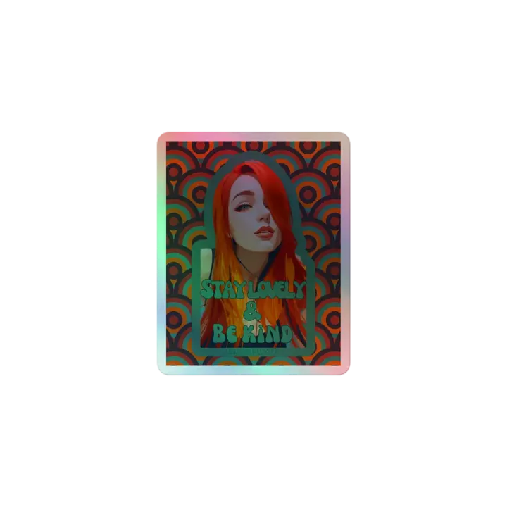 Stay Lovely & Be Kind Holo Retro product image (1)