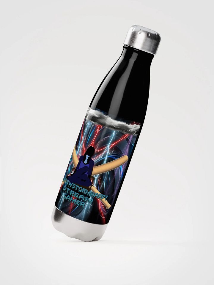 Lightning Strike Stainless Steel Water Bottle product image (4)
