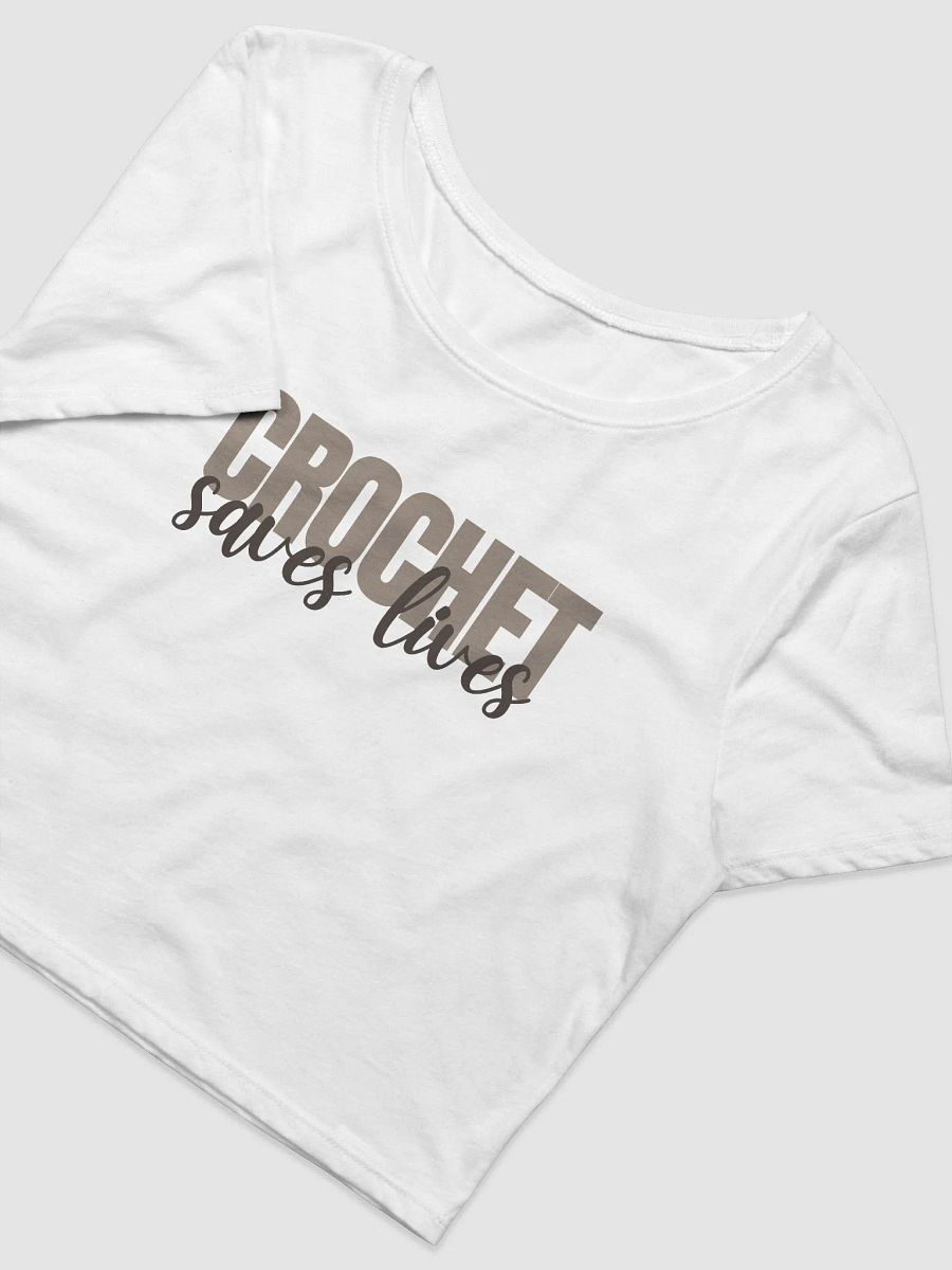 Crochet Saves Lives Crop top product image (3)