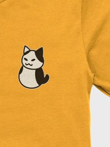 Black and White Cat T-shirt product image (1)