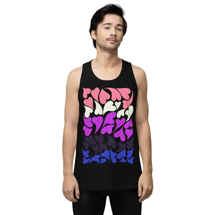 Nestled PRIDE Genderfluid Tank Top product image (1)