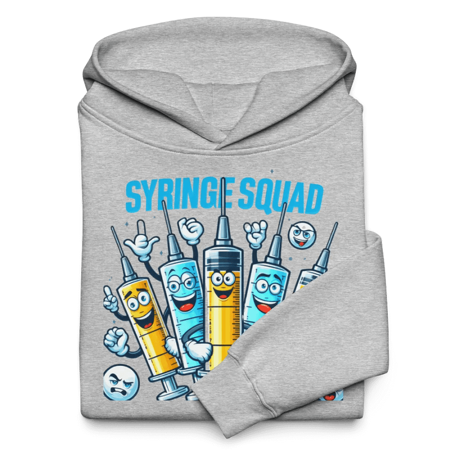 Syringe Squad Cartoon Oversized Hoodie product image (30)