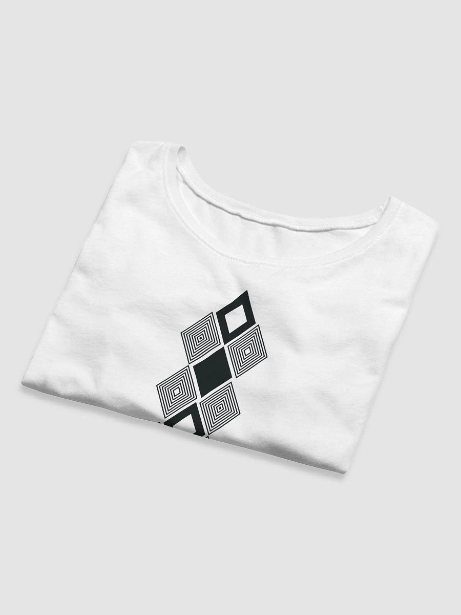 Black and white triangle design crop top product image (8)