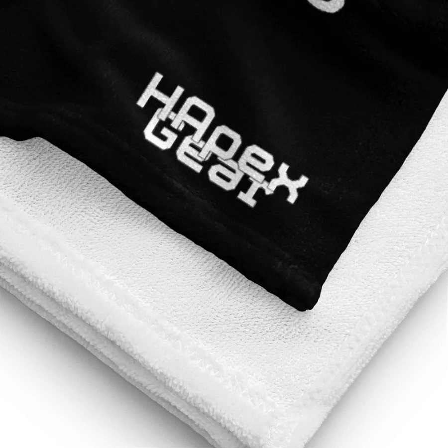 HApex Gear Black Logo - Black Sublimated Towel product image (5)
