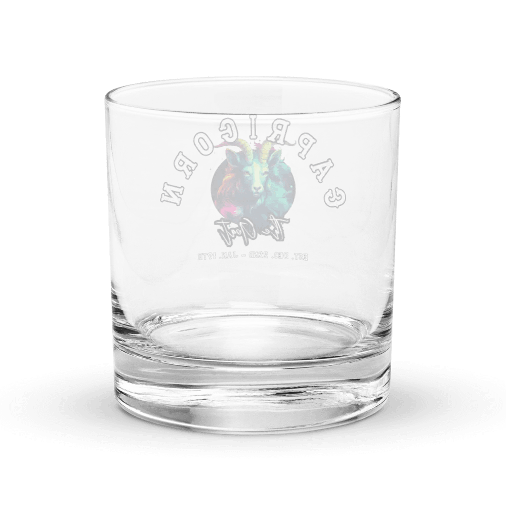 Capricorn - Zodiac Rocks Glass product image (4)