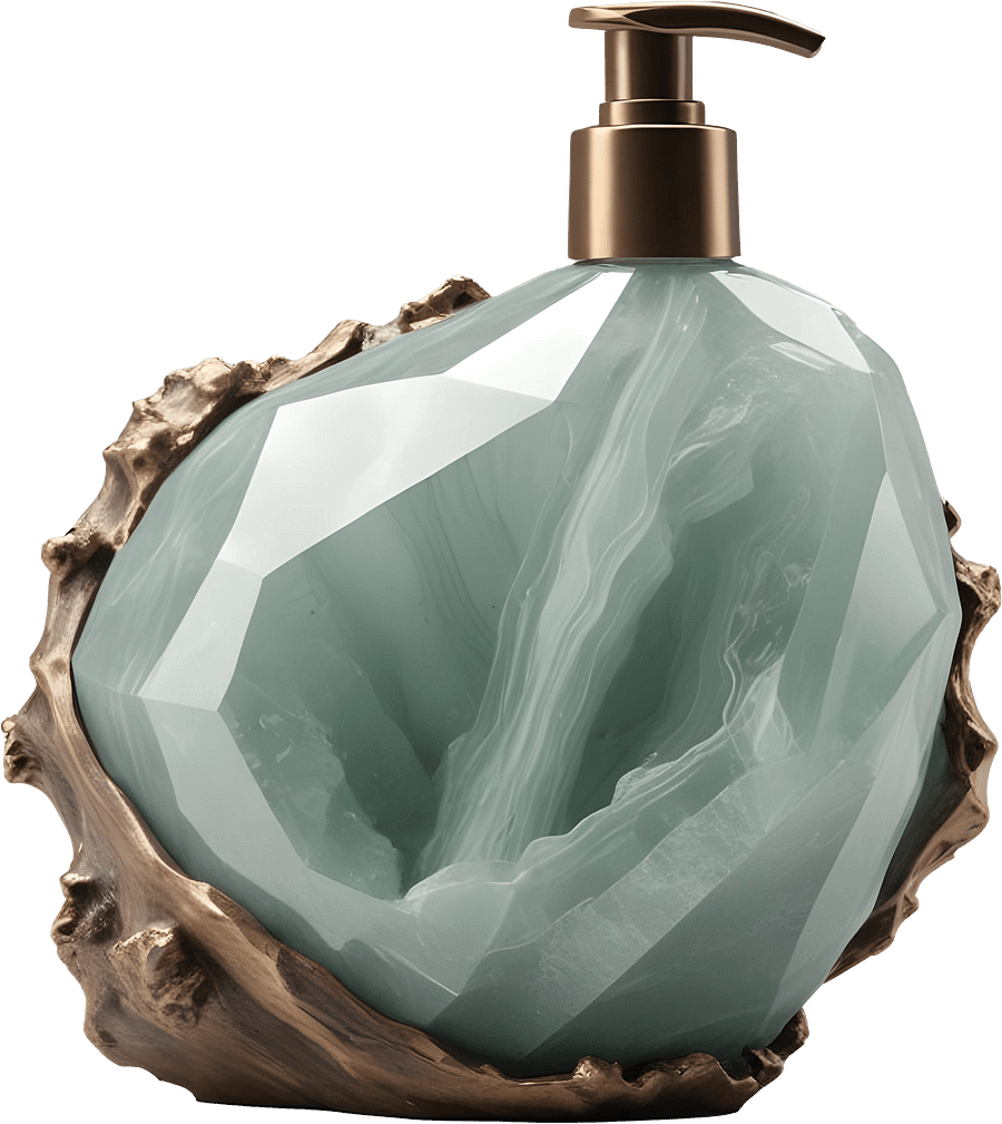 Zen Jade Spa Décor Set – 9 Elegant Pieces + Mystery Gift, PNG product image (4)