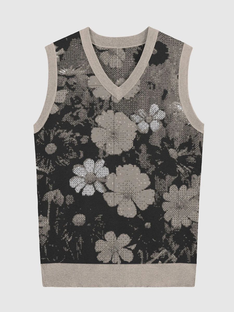 Effortless Layering: The Classic Jacquard V-Neck Vest product image (1)