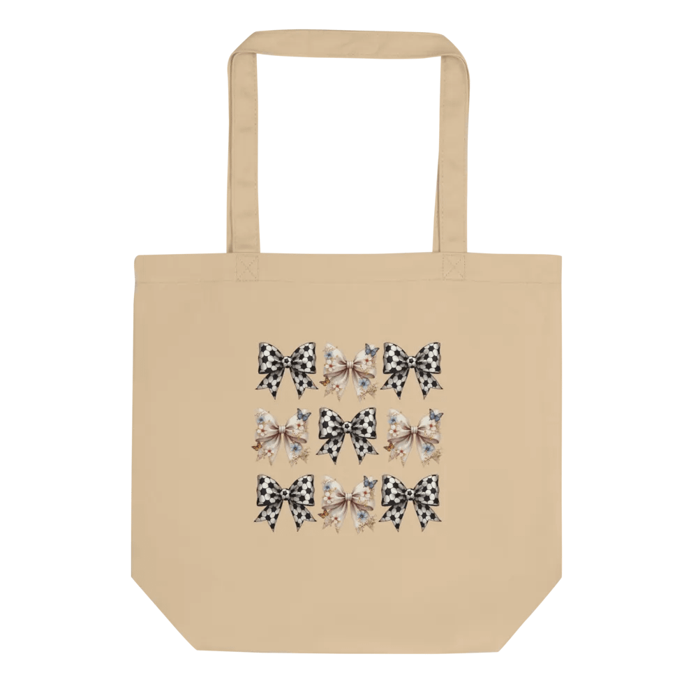 Spring Bows Soccer Chic Eco-Friendly Tote Bag product image (1)