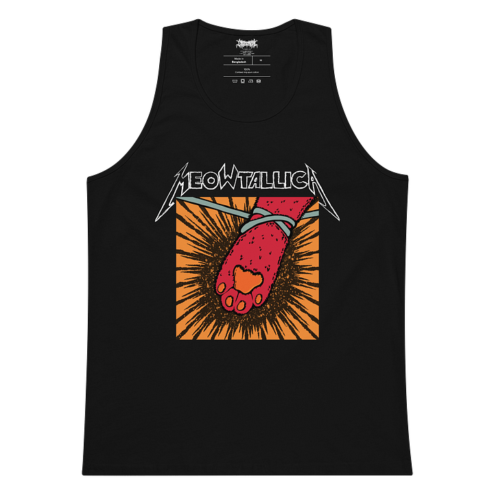 Meowtallica tank top product image (1)