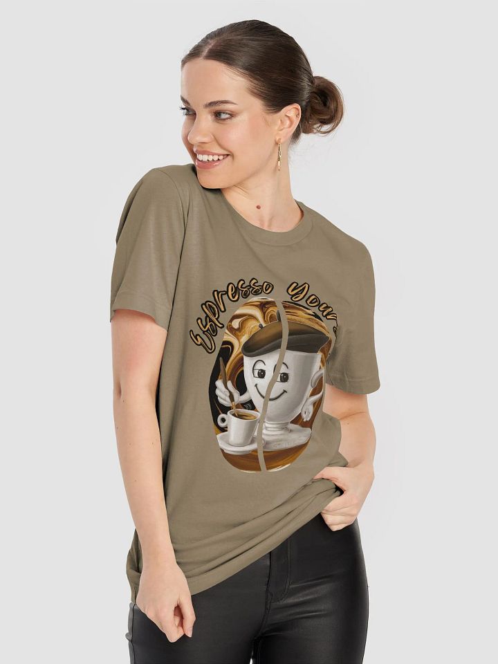 Espresso Yourself Coffee Cup Painter Design T-Shirt product image (41)
