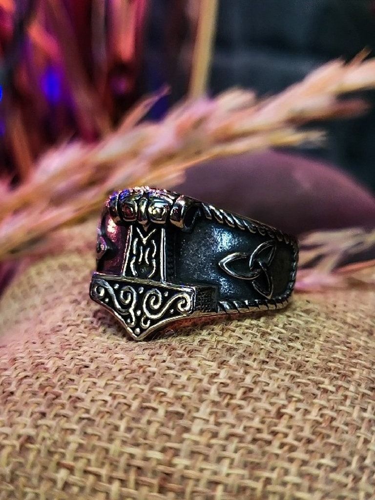 The Armored Kingdom Thor’s Hammer Godforge Ring product image (3)